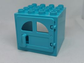 Lego Duplo Ablak (v.kék) sárgult kicsit