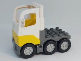 Lego Duplo teherautó (fehér-szürke)