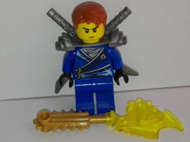 Lego Ninjago figura - Jay - Flat Silver Shoulder Armor (njo103) RITKA