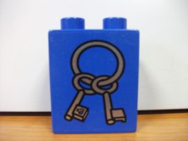 Lego Duplo képeskocka - kulcs (karcos)