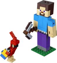   LEGO Minecraft - Minecraft BigFig Steve papagájjal 21148 (katalógussal)