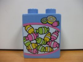 Lego Duplo képeskocka - cukorka