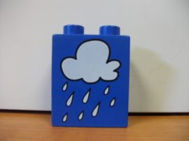 Lego Duplo képeskocka - felhő (karcos)