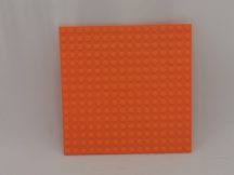 Lego Friends Alaplap 16*16 (narancs)