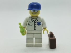 Lego City Figura - Doktor (cty0017)(zöld injekció)