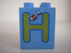 Lego Duplo képeskocka - betű