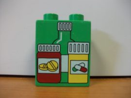 Lego Duplo képeskocka -  gyógyszer 