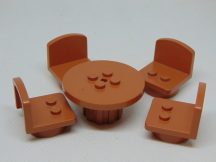 Lego Fabuland - Asztal 4 székkel 