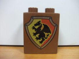 Lego Duplo képeskocka - vár (karcos)