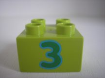 Lego Duplo képeskocka - szám