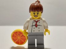 Lego City Figura - Szakácsnő (chef019)