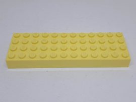 Lego Alaplap 4*12 VASTAG ( halvány sárga)