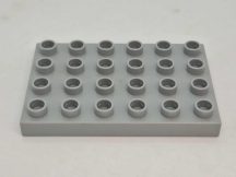 Lego Duplo elem 4*6 (light bluish gray)