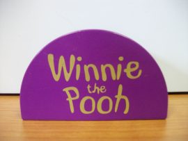 Lego Duplo képeskocka - winnie the pooh  Micimackó (hátulja üres)