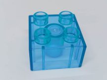   Lego Duplo átlátszó kocka 2*2 (világoskék !) ÚJ termék