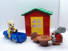 Lego Fabuland horgászház figurákkal 1516 készletből
