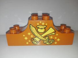 Lego Duplo Képeskocka - Kalóz (karcos)