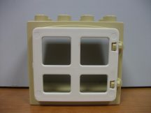 Lego Duplo ablak (drapp)