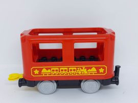 Lego Duplo Mozdony utánfutó, lego duplo vonat utánfutó (teteje nélkül)