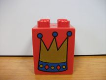 Lego Duplo képeskocka - korona (karcos)