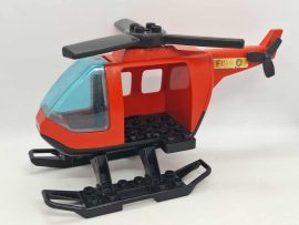 Lego Duplo Helikopter (matrica kopott, kicsit karcos a kabin)
