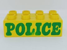 Lego Duplo képeskocka - police (karcos)