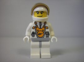 Lego Space figura - Mars Mission Assistant 5619, 7645 (mm011) arcán kopás