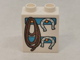 Lego Duplo Képeskocka - patkó (karcos)