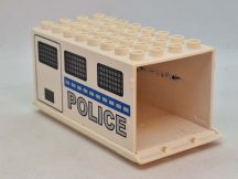   Lego Duplo - Rendőrségi rabszállító doboz 5680-as szettből (rámpa hiányzik, belsejébe filctollal rajzolva van)