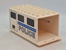 Lego Duplo - Rendőrségi rabszállító doboz 5680-as szettből (rámpa hiányzik, belsejébe filctollal rajzolva van) Lego Duplo - Rendőrségi rabszállító doboz 5680-as szettből (rámpa hiányzik, belsejébe filctollal rajzolva van)