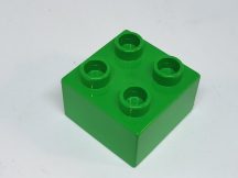 Lego Duplo 2*2 kocka (v.zöld)