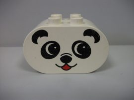 Lego Duplo képeskocka - panda (karcos)