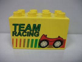 Lego Duplo képeskocka -  team racing 