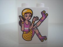 Lego Duplo képeskocka - görkori (mindkét oldalán minta)