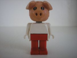 Lego Fabuland állatfigura - malac (lába laza)