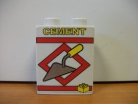 Lego Duplo képeskocka - cement