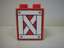 Lego Duplo képeskocka  - deszka 2*2 magas