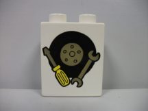 Lego Duplo képeskocka - kerék (karcos)