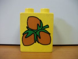 Lego Duplo képeskocka - mogyoró (karcos)