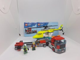 Lego City- Mentőhelikopteres szállítás 60343 (katalógussal)