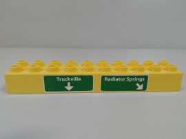 Lego Duplo képeskocka - truckville (karcos)
