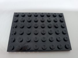 Lego Alaplap 6*8 (fekete)