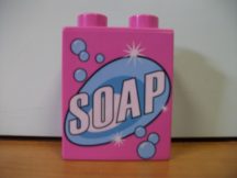 Lego Duplo képeskocka - soap (karcos)