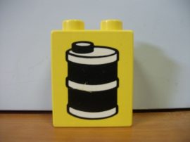 Lego Duplo képeskocka - hordó (karcos)
