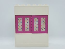 Lego Duplo ablakos fal elem függönnyel