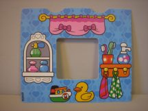 Lego Duplo babaház oldalfal papír elem