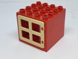  Lego Duplo ablak (drapp keret)