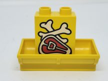 Lego Duplo Itató, vályú sárga + hús