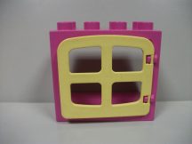 Lego Duplo ablak (halványsárga keret)