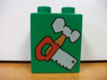 Lego Duplo képeskocka - szerszám (karcos)
